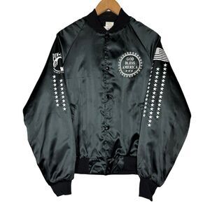 Vintage Pow Mia Satin Bomber Jacket Men’s Sz S